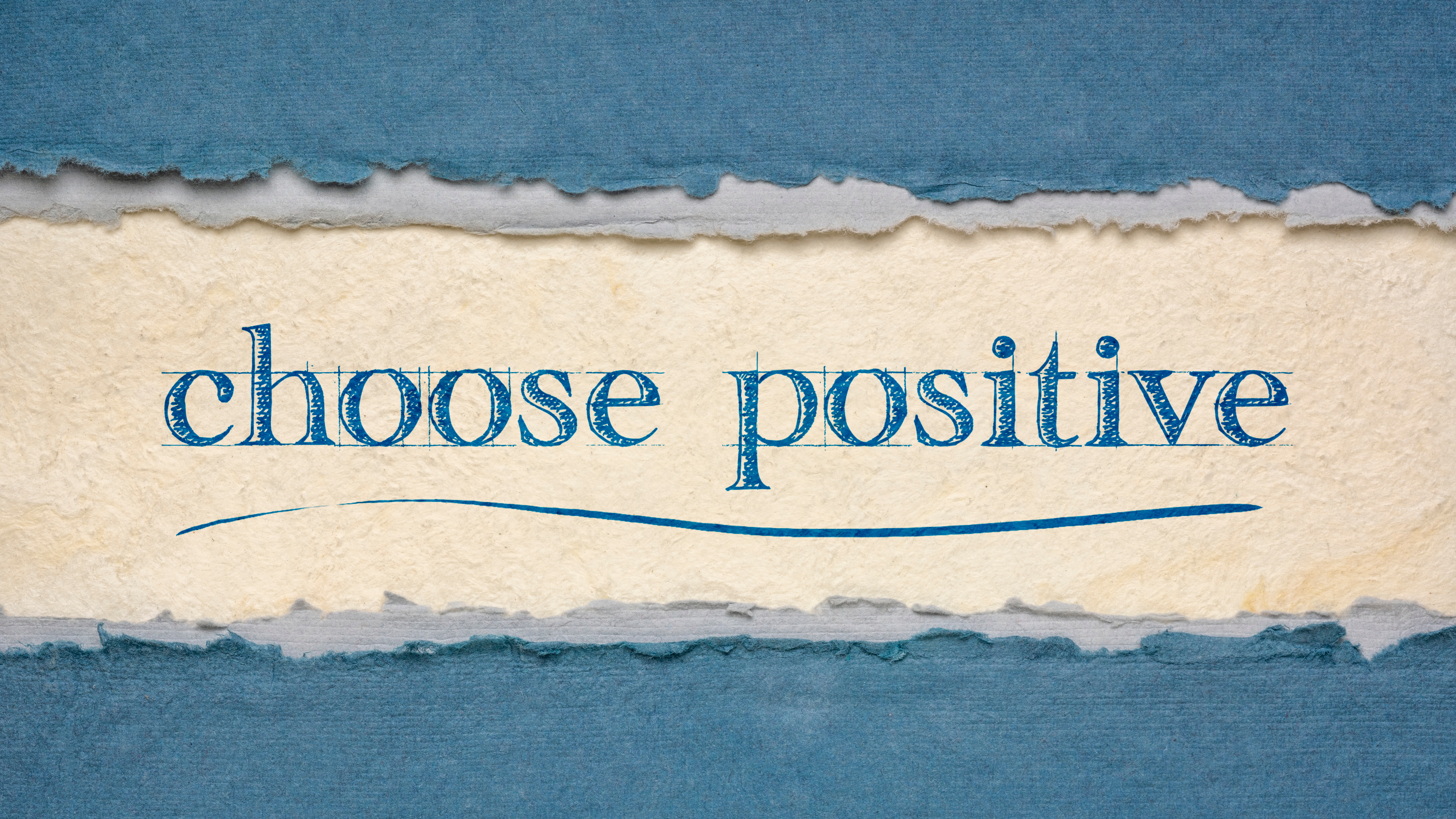 sign that says choose positive